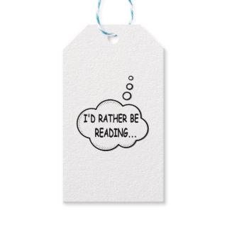 I'd Rather Be Reading Gift Tags