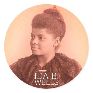 Ida B. Wells Classic Round Sticker