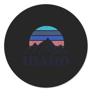 Idaho Outdoors Mountain Classic Round Sticker