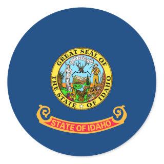 Idaho State Flag Classic Round Sticker