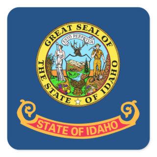 Idaho State Flag Square Sticker