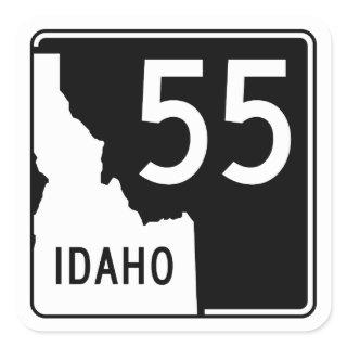 Idaho State Highway 55 Square Sticker