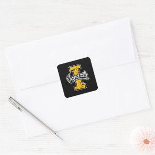 Idaho Vandals Distressed Square Sticker
