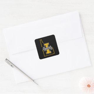 Idaho Vandals State Love Square Sticker