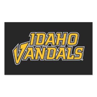 Idaho Vandals Wordmark Rectangular Sticker