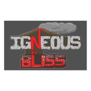 Igneous is Bliss Volcano Sticker Sheet