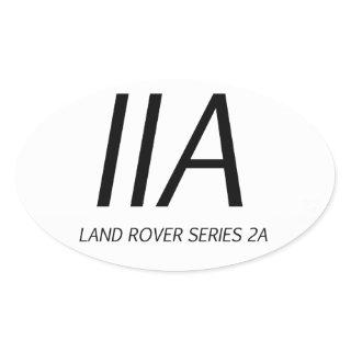 IIA Land Rover Series IIA Oval Sticker