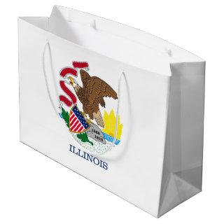 Illinois State Flag Design Large Gift Bag