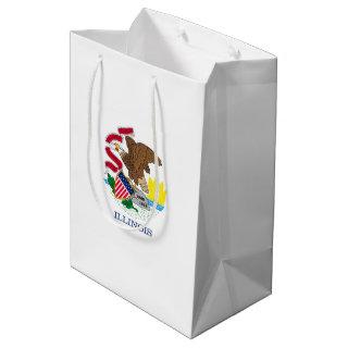 Illinois State Flag Design Medium Gift Bag