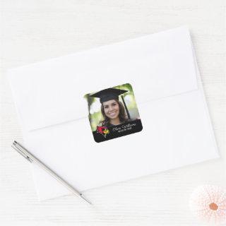 Illinois State | Graduation Square Sticker