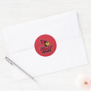 Illinois State Redbirds Classic Round Sticker