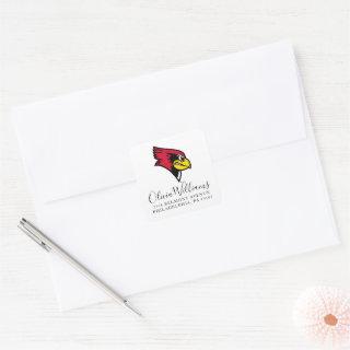 Illinois State Redbirds Profile | Add Your Name Square Sticker
