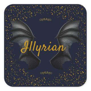 Illyrian Wings  Square Sticker