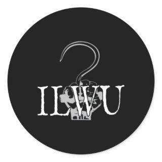 Ilwu Longshore Cargo Hook Classic Round Sticker