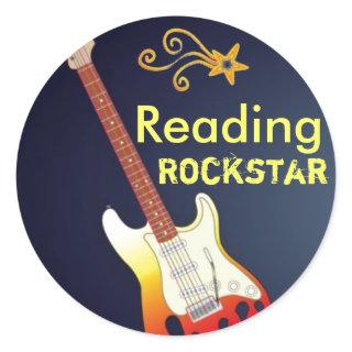 I'm a Reading Rockstar Stickers
