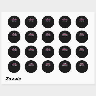 I'm A Sonographer Sonography Classic Round Sticker