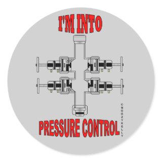 I'm In Pressure Control,Slickline Sticker,BOP,Oil Classic Round Sticker