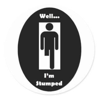 I'm Stumped Stickers