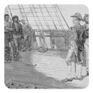 Impressment of American Seamen Square Sticker