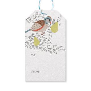 In a Pear Tree Gift Tags