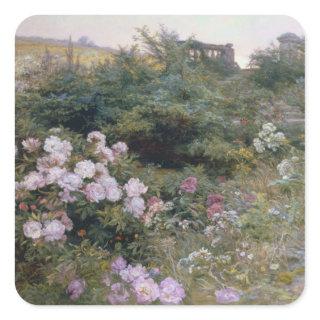 In Full Bloom Square Sticker