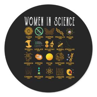 In Science Classic Round Sticker