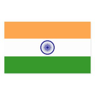India Flag Rectangular Sticker
