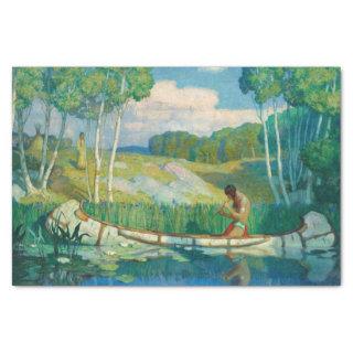 Indian Love Call by Newell Convers Wyeth Tissue Paper
