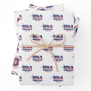 Indiana, 50 States, Liberty Bell   Sheets