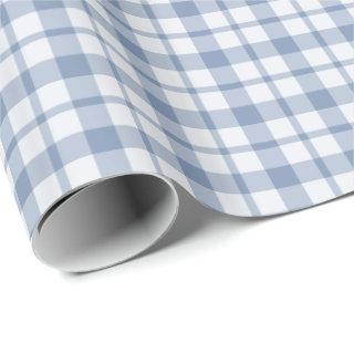 Indigo Blue and White Preppy Check