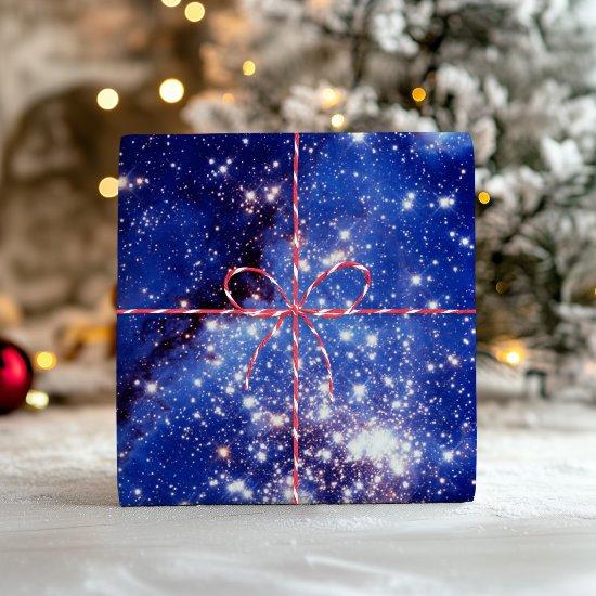 Indigo Blue Celestial Stars Vintage Photo Overlay  Sheets