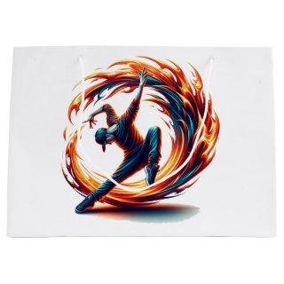 Inferno Spin - Ignite the spirit of Breakdance Large Gift Bag