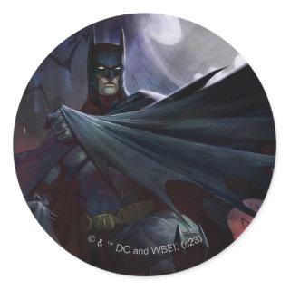 Infinite Crisis Batman Illustration Classic Round Sticker