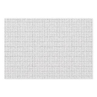 Infinite Maze Gift  Sheets - White