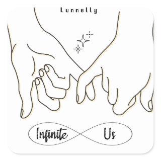 Infinite Us Square Sticker