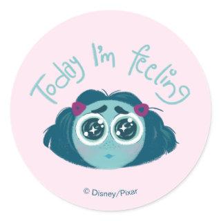 Inside Out 2 Today I’m Feeling Envy Graphic Classic Round Sticker