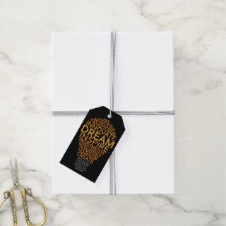 Inspirational Light Bulb custom gift tags