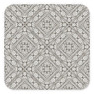 Inspired Pattern Square Sticker