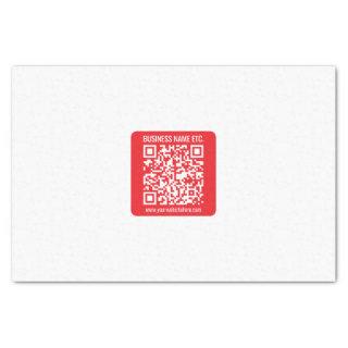 Instantly Create Your Own QR Code | Editable Red Tissue Paper