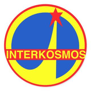 Interkosmos Classic Round Sticker