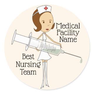 International Nurses Day Classic Round Sticker