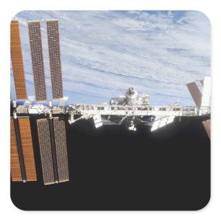 International Space Station 21 Square Sticker