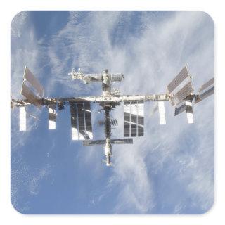 International Space Station 4 Square Sticker