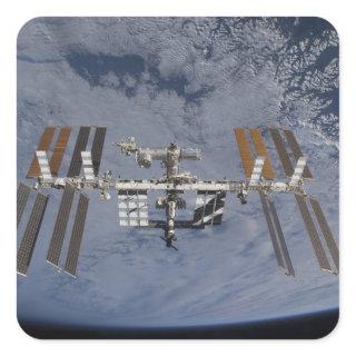 International Space Station 5 Square Sticker