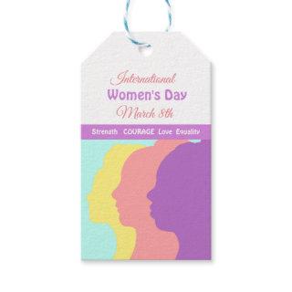 International Women's Day March 8th   Gift Tags