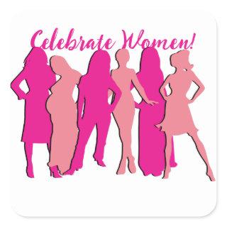 International Women's Day Square Sticker