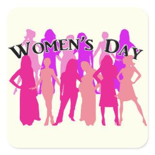 International Women's Day Square Sticker