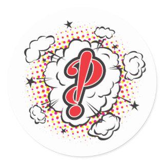 InterroBANG Classic Round Sticker