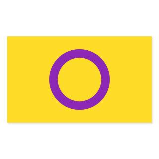 Intersex Pride Flag Rectangular Sticker
