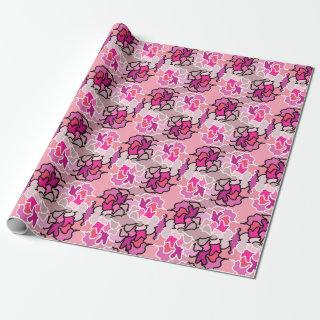 Into The Pink Mid Century Geometric Pattern Art